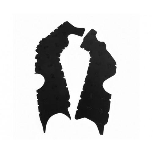 PROTEÇÕES DE CHASSIS GOMA DE BORRACHA VIBRAM HONDA CR-F 250 2018-2019 / CR-F 450 2017-2018 - PRETO